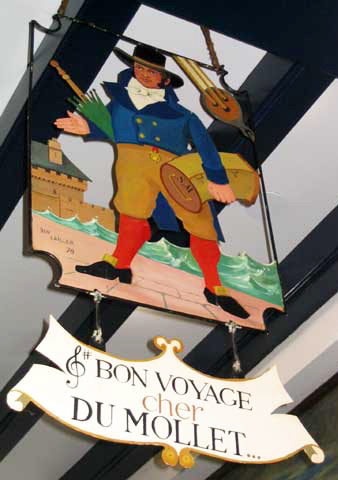 Bon voyage cher Du Mollet (brasserie) - Saint Malo